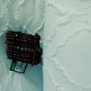 Brown & Bronzed Bead Bracelet